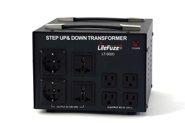 LiteFuze LT-5000 5000 Watt Smart Voltage Converter Transformer - Popularelectronics.com